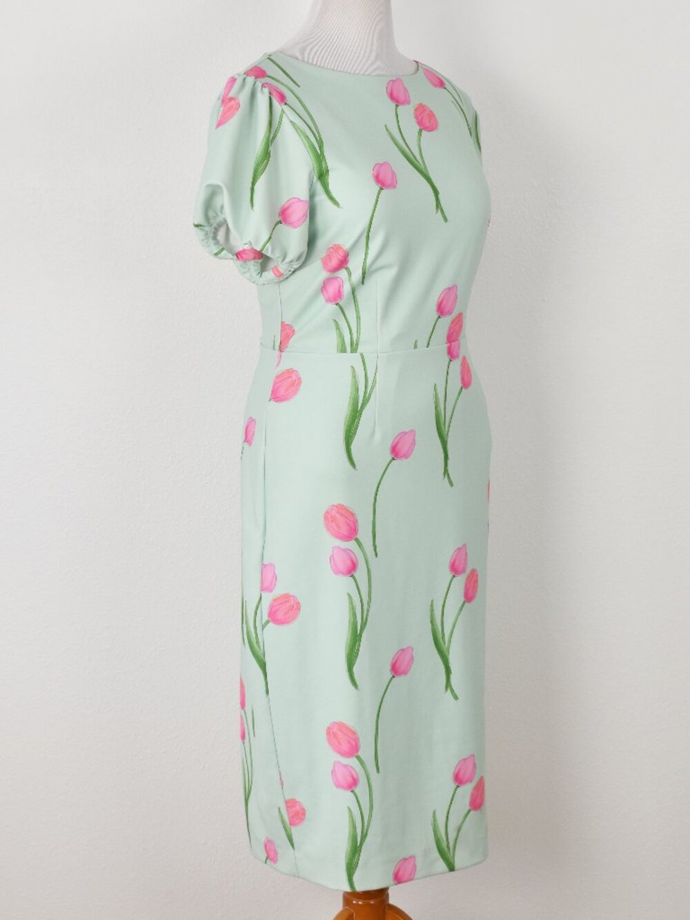 Alexia Admor Odette Tulip Print Midi Sheath Dress - XL - Picture 7 of 10